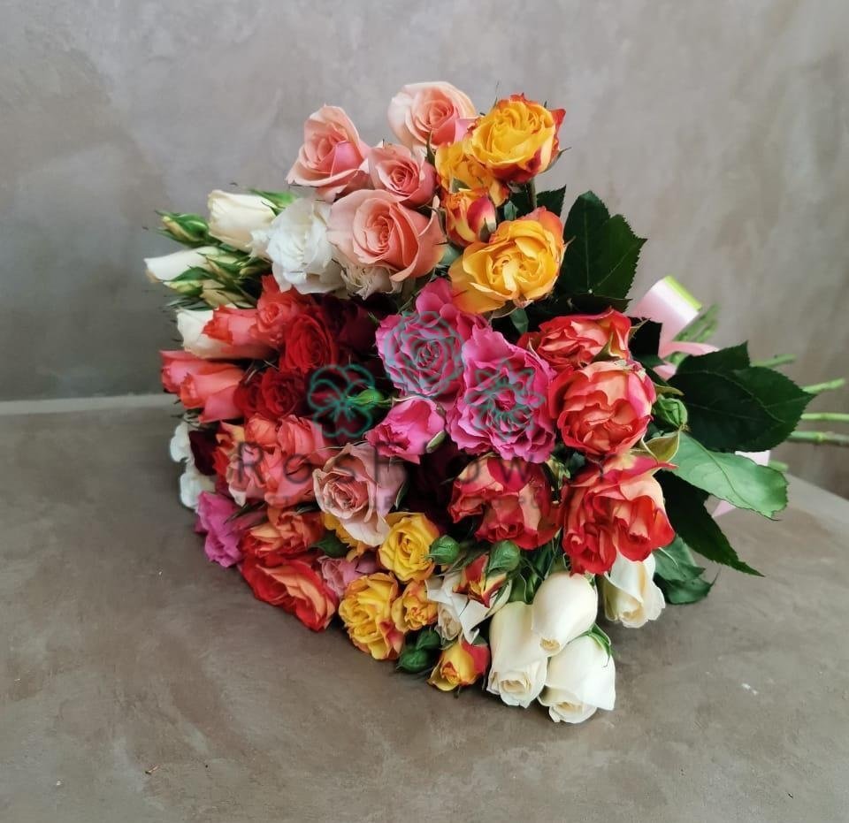 Букет цветов из: Розы в Ленино Республика Крым