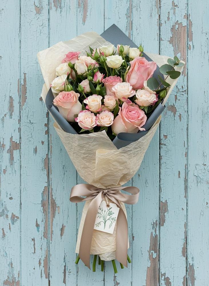 Букет цветов из: Розы в Ленино Республика Крым