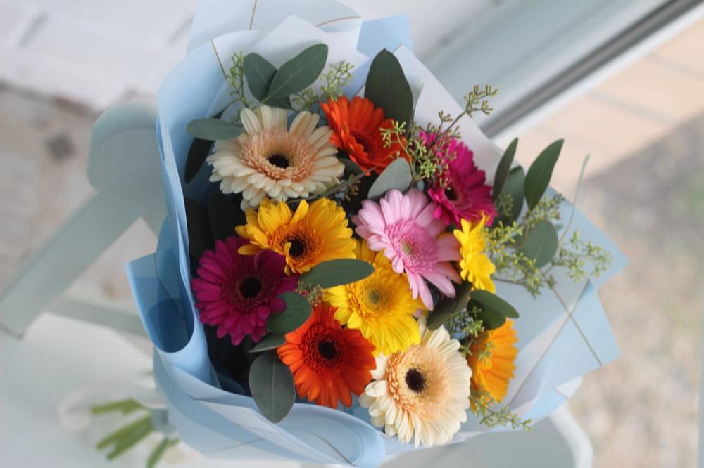 Букет цветов из: Герберы в Ленино Республика Крым