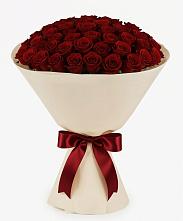 Букет 101 Бордовая роза Блэк Бакарра в Ленино Республика Крым