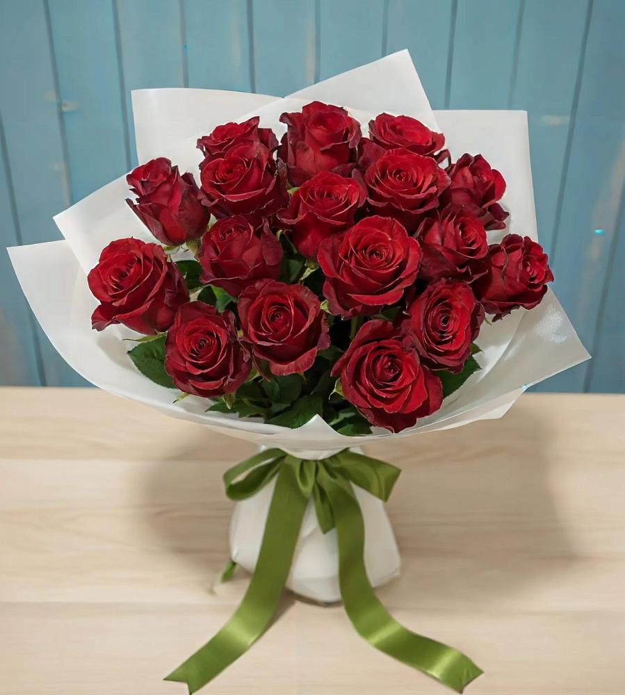Букет Красные розы в Ленино Республика Крым