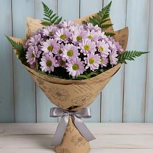 Букет цветов из:  Хризантемы в Ленино Республика Крым