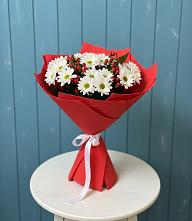 Букет цветов из:  Хризантемы в Ленино Республика Крым