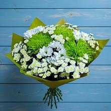 Букет цветов из:  Хризантемы в Ленино Республика Крым