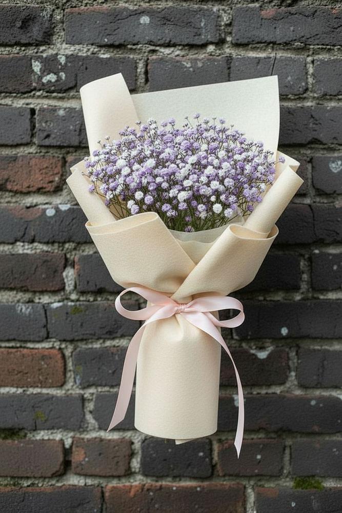 Букет цветов из: Гипсофила в Ленино Республика Крым