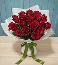 Букет Красные розы в Ленино Республика Крым