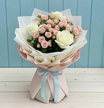 Букет цветов из:  Розы #REPLACE_PRED# Ленино Республика Крым