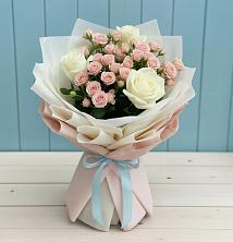 Букет цветов из:  Розы в Ленино Республика Крым