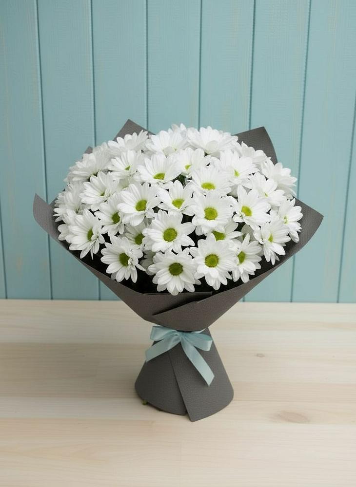 Букет цветов из: Хризантемы в Ленино Республика Крым