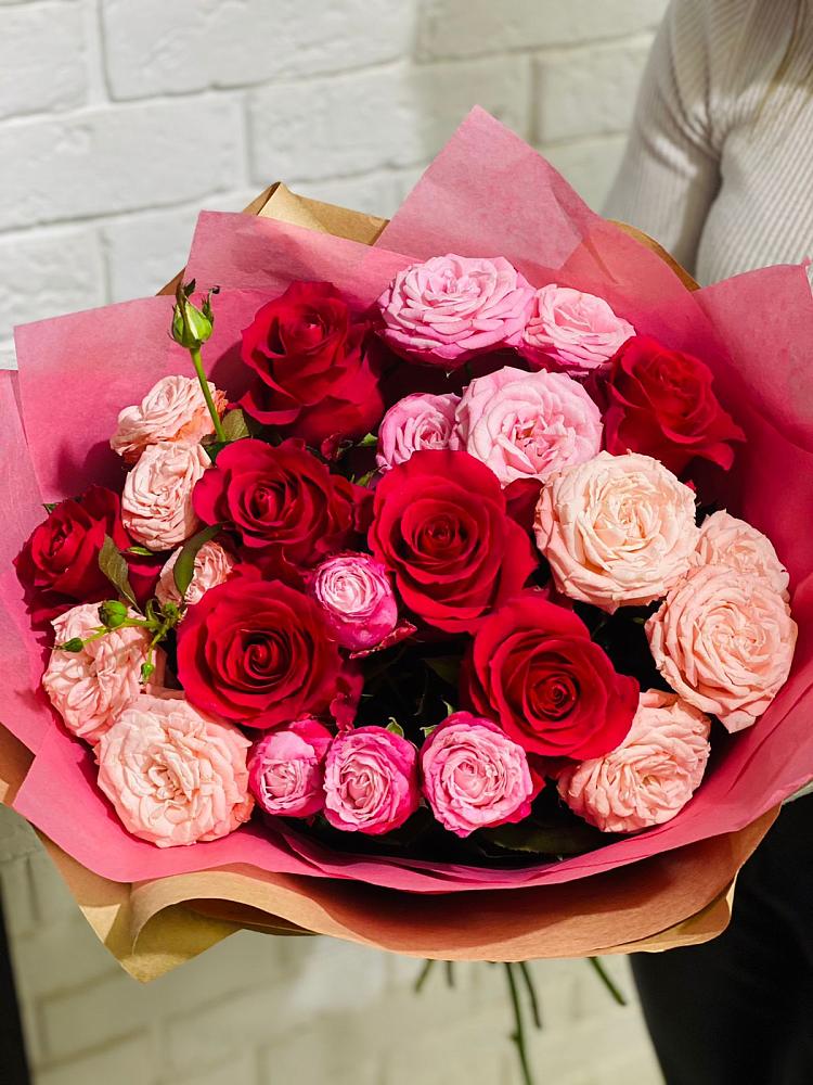 Букет цветов из: Розы в Ленино Республика Крым