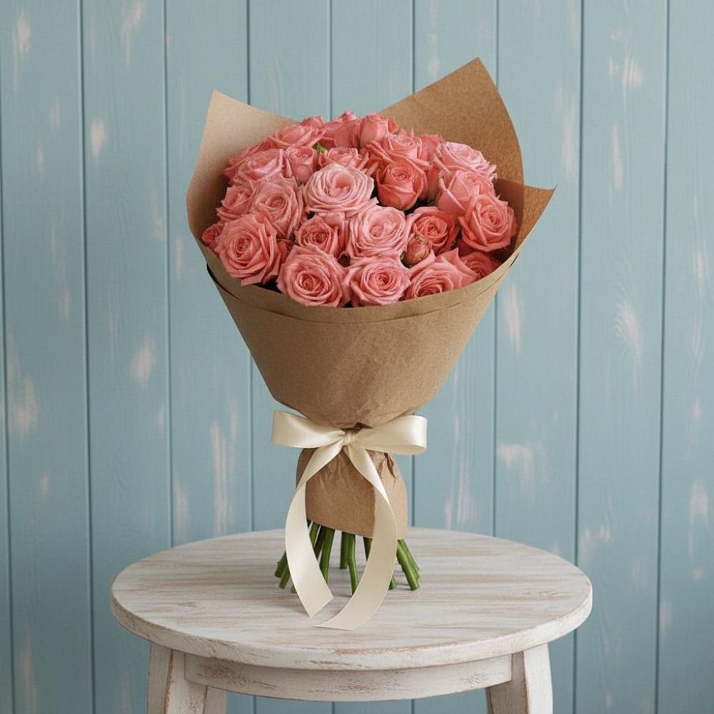 Букет цветов из: Розы в Ленино Республика Крым